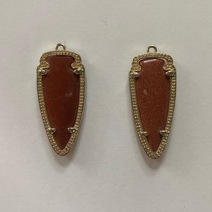 Kendra Scott Sky Earrings- Sparkly Brown